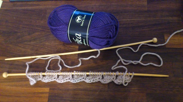 Entrelac Knitting - First row