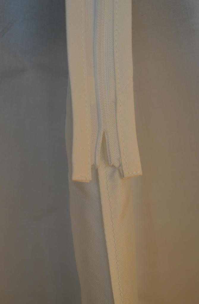 All things must come to an end, and here's the end of the line for this zipper. 