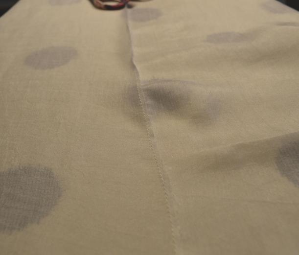 Step 3. Press seam allowance towards one side.