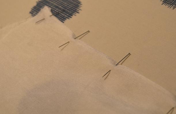 Step 4. Press and pin.