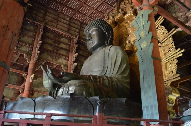 Daibutsuden! It's a bit hard to tell from the photo how large this statue really is.