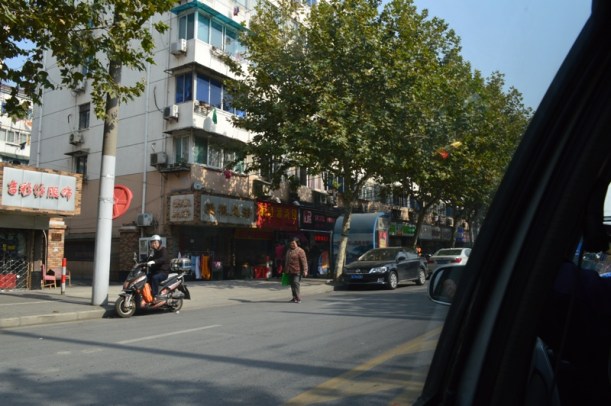 This woman obviously believes she's a motor vehicle.