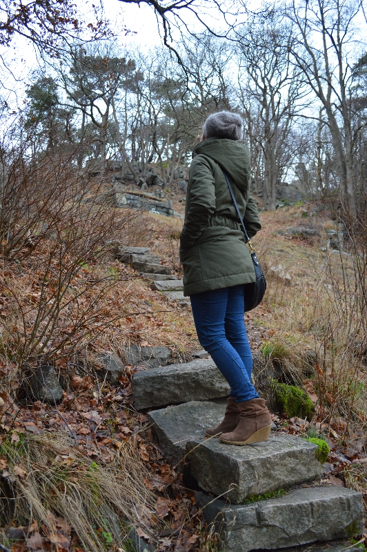 This is where I realized that I was standing in the middle of a ski jumping hill