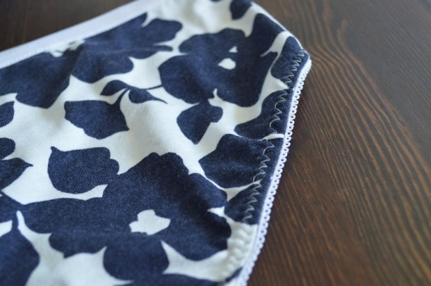 Skipped stitches in the zigzag seam