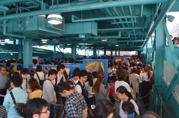 This is the first floor of the "people parking lot"